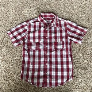 Faded Glory Checkered plaid dress shirt